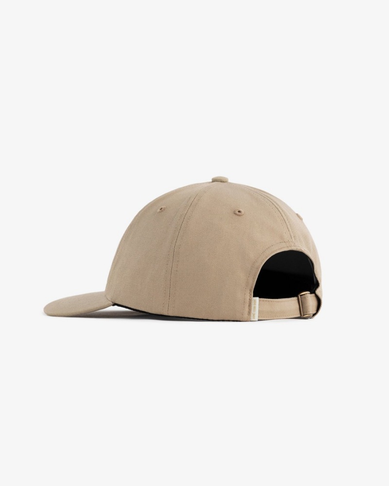 Khaki Aime Leon Dore Cotton Logo Unisex Hats | DVURT5634