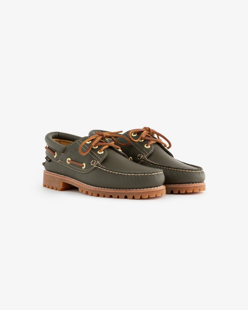 Olive Aime Leon Dore Ald / Timberland 3-Eye Lug Women\'s Shoes | IGNWQ1357