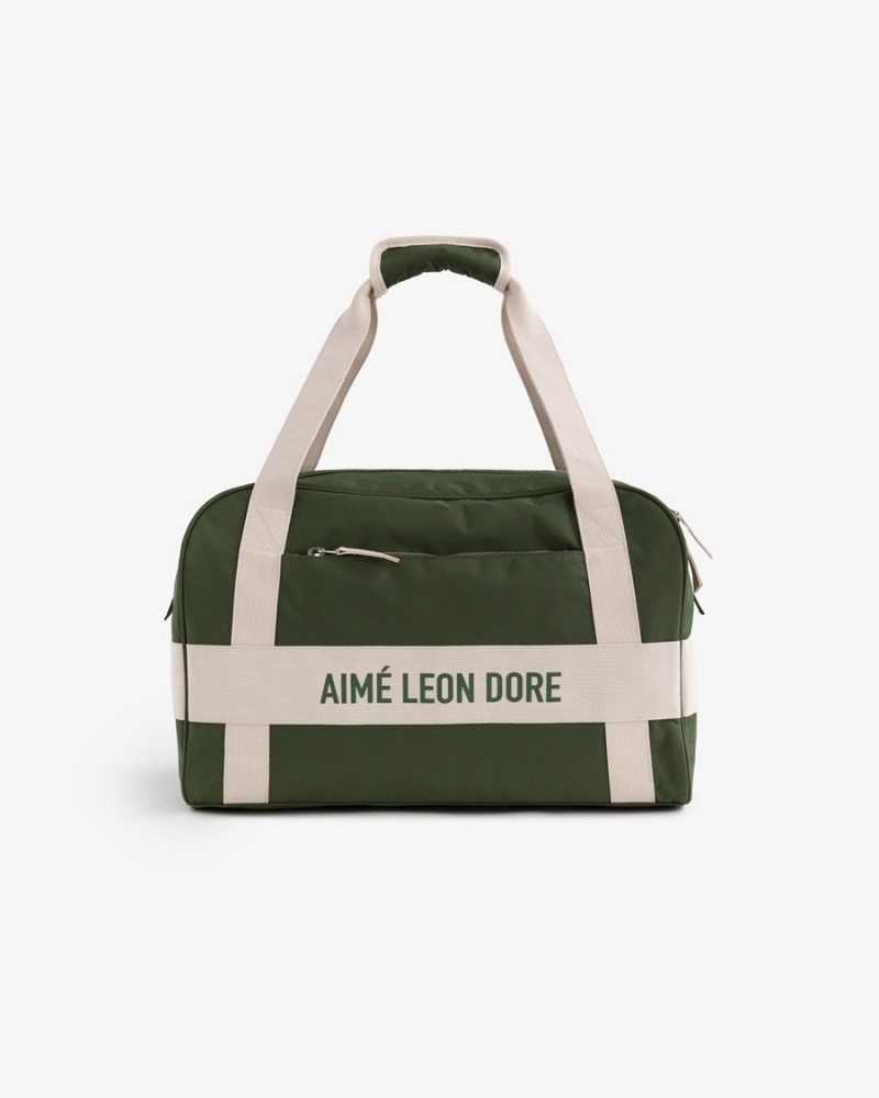 Olive Aime Leon Dore Nylon Duffle Unisex Bags | MGFAR1538