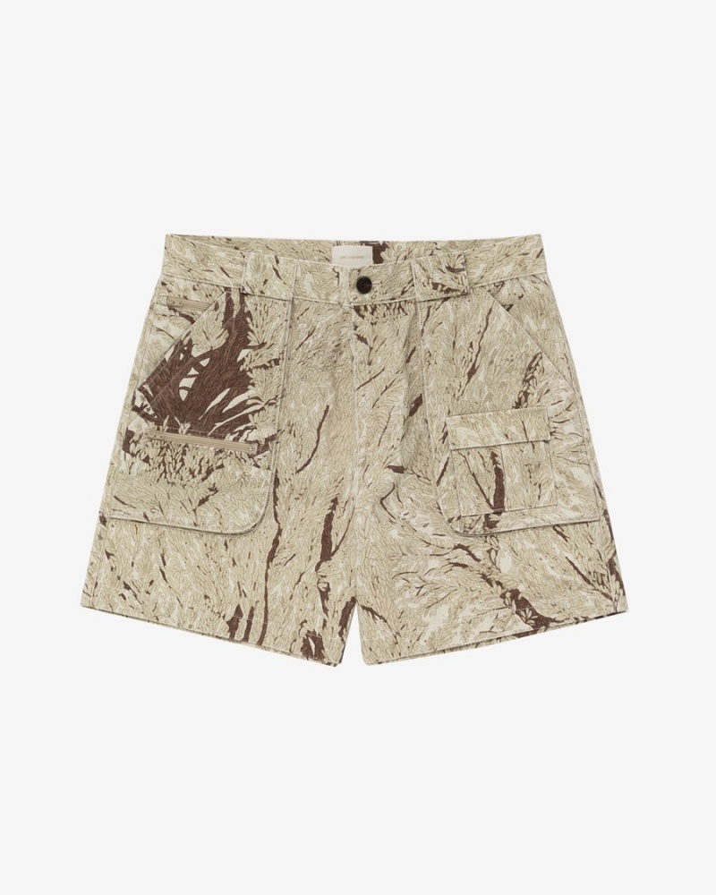 Olive Camo Aime Leon Dore Trail Men\'s Short | HUNCO3678