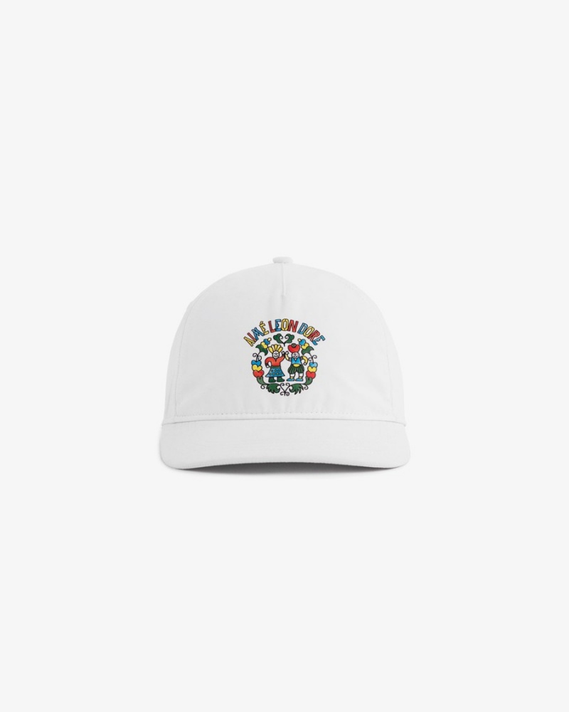 White Aime Leon Dore Paréa Men\'s Hats | LFWRN0615