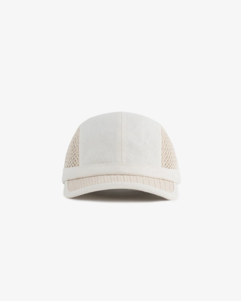 White Aime Leon Dore Raffia Unisex Hats | ESZBF5623