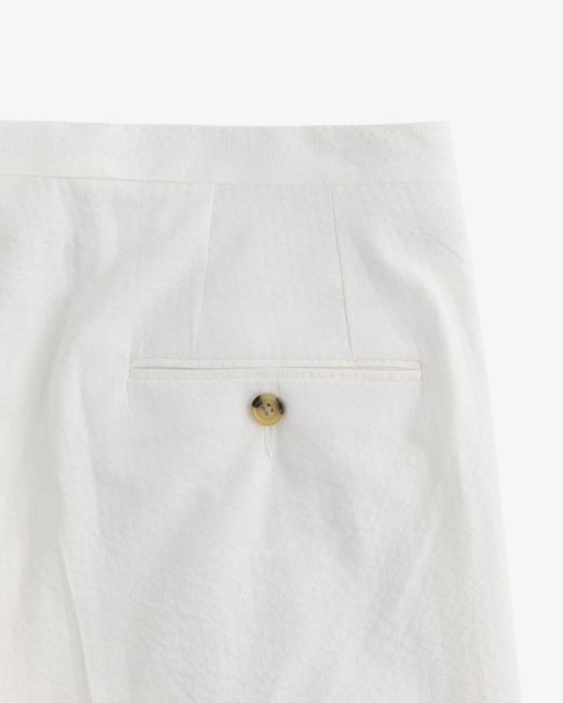 White Aime Leon Dore Seersucker Women's Trouser | FWABV8310