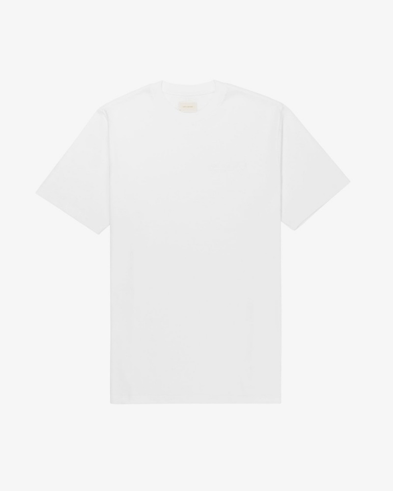 White Aime Leon Dore Tonal Logo Unisex Shirts | HMVBU3610