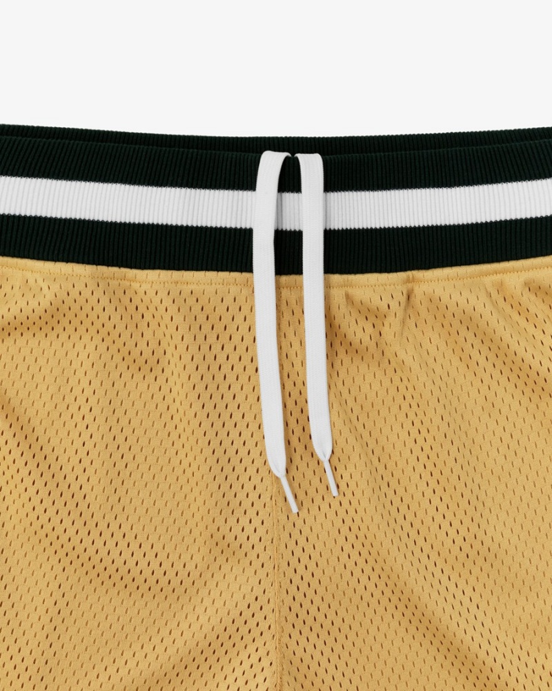 Yellow Aime Leon Dore 86 Classic Basketball Men's Short | QWEFD5462