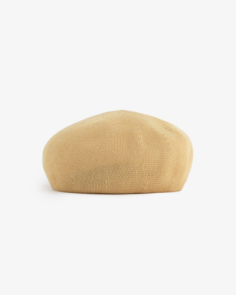 Yellow Aime Leon Dore Basketweave Women\'s Berets | KPDSC0546