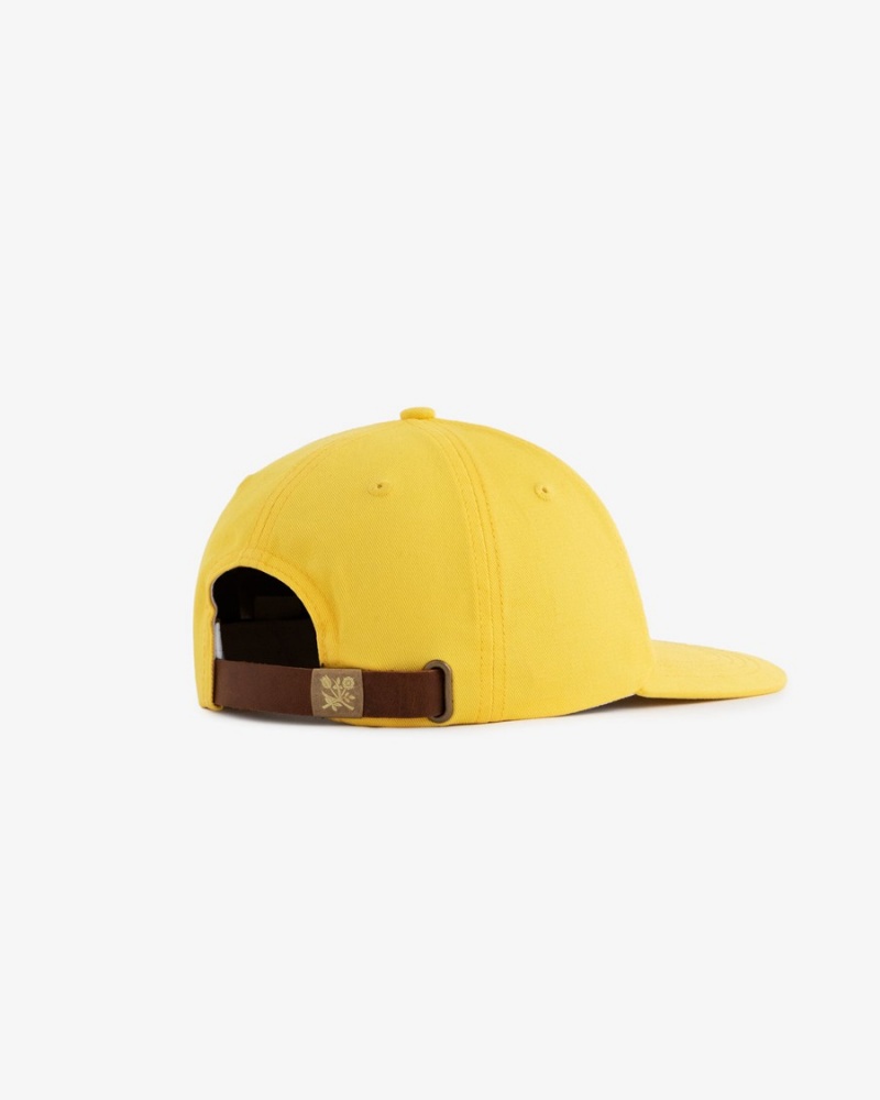 Yellow Aime Leon Dore Needlepoint 'A' Unisex Hats | FBSQK1847