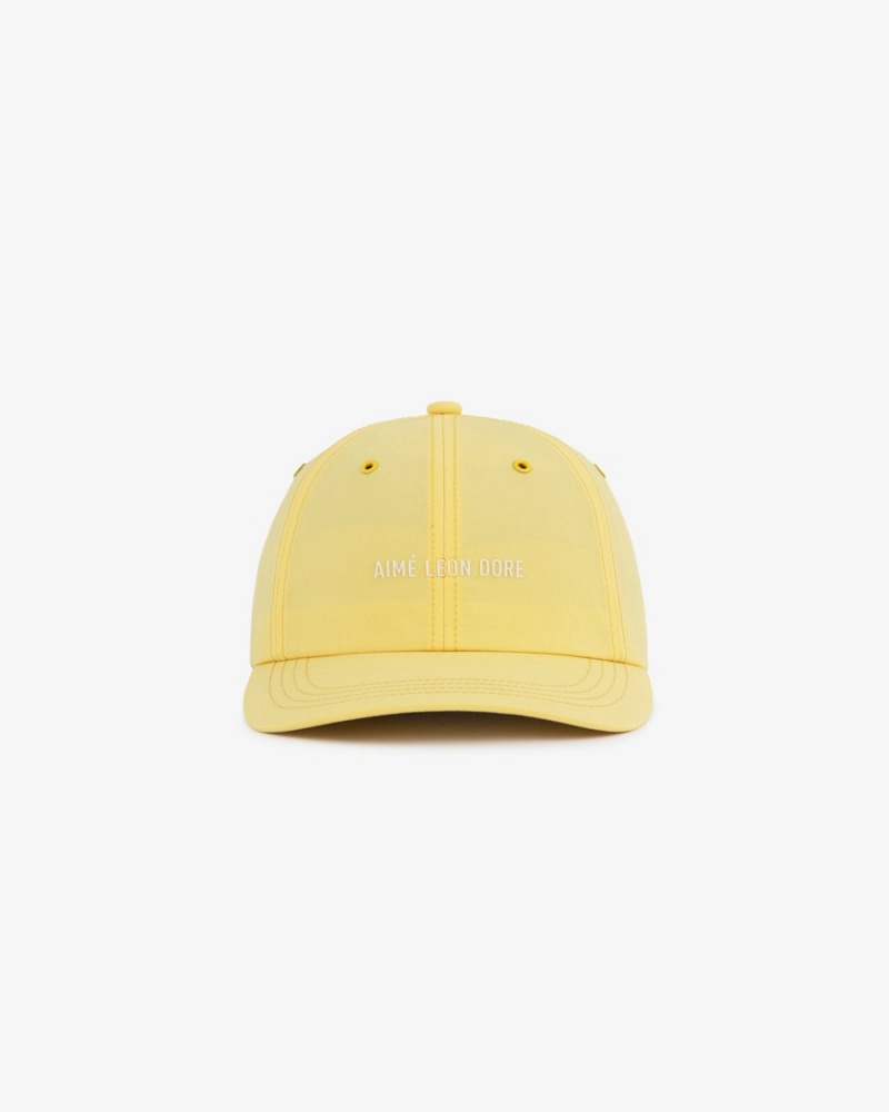 Yellow Aime Leon Dore Nylon Sport Unisex Hats | RCMJO3761