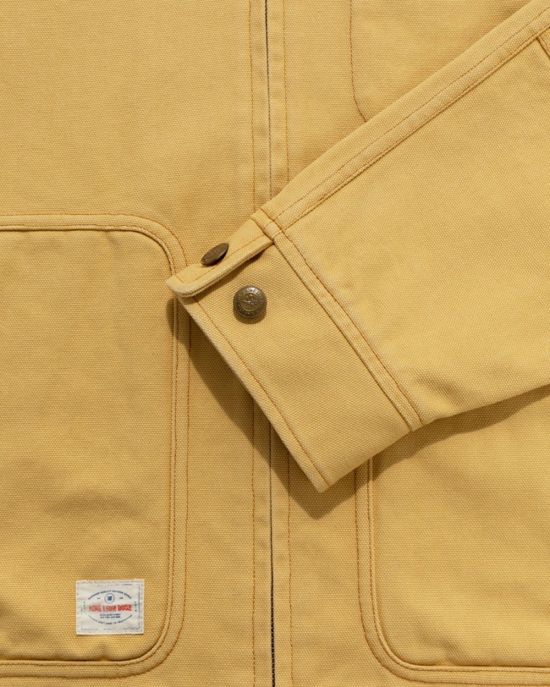 Yellow Aime Leon Dore Trapunto Workwear Men's Jackets | KESYO9768