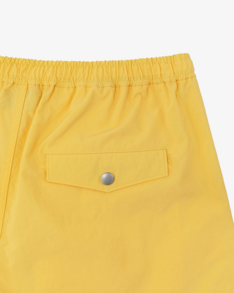 Yellow Aime Leon Dore Unisphere Nylon Men's Short | BESVH0231